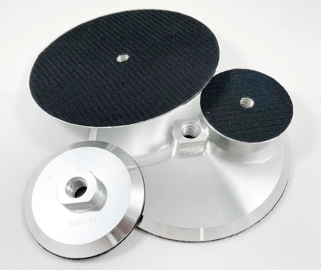 Aluminum Backer Pad, 5/8" Threaded