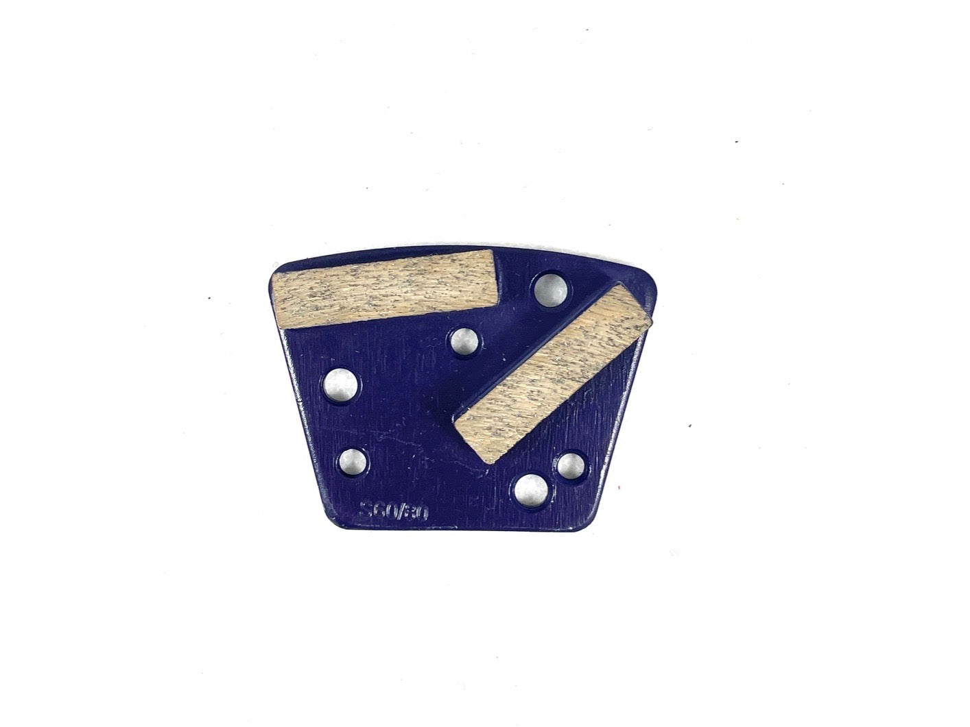 Standard Trapezoid 2-Bar Metal Bond Diamond Tooling w/ Universal 3-Bolt Hole Pattern