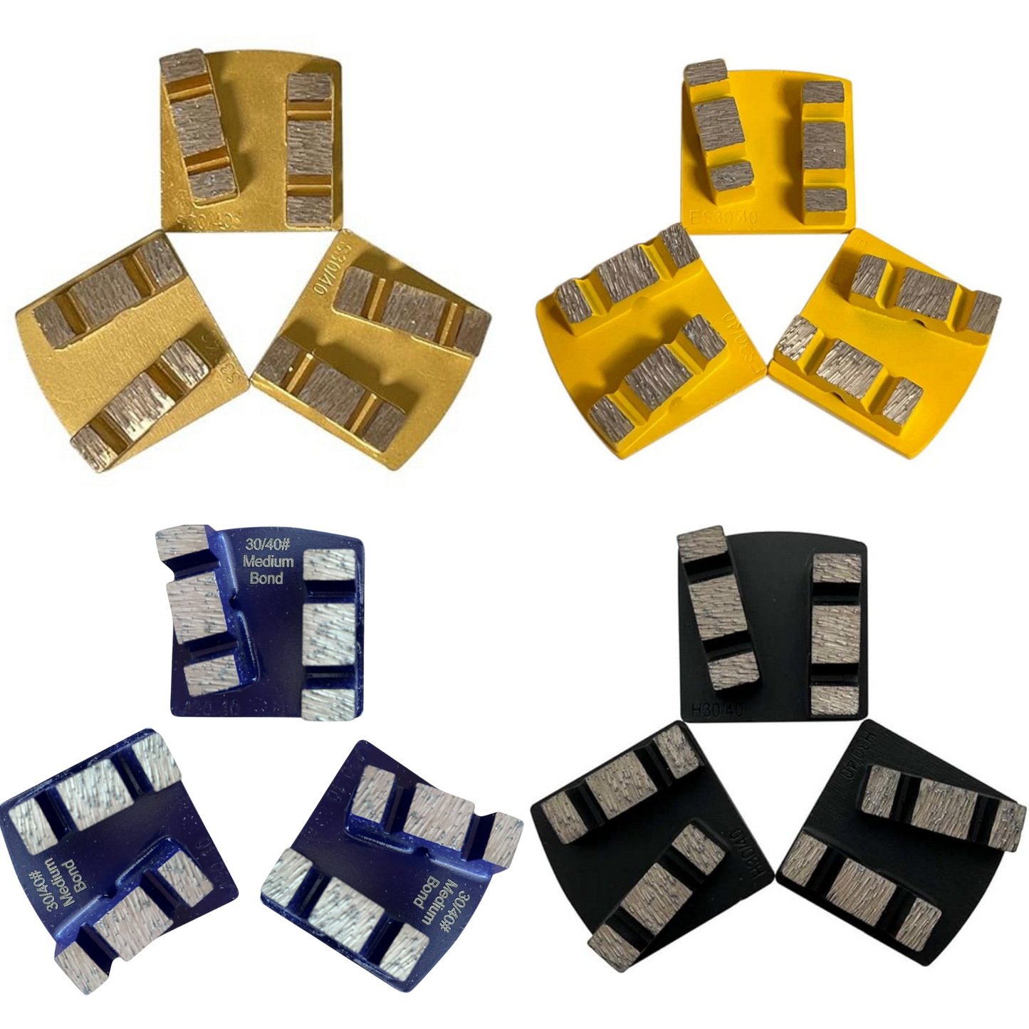 Scanmaskin Style 2-Bar Split Segment Metal Bond Diamond Tooling