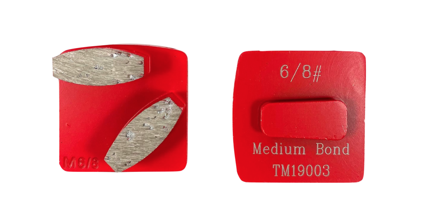 Redi Lock Style, 2-Bar Segment Diamond tooling