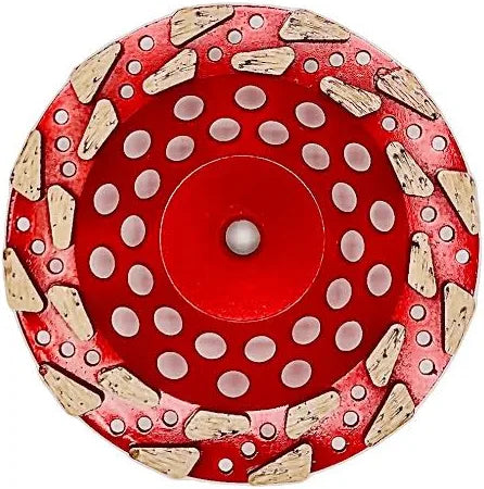 Cup Wheel / Tear Drop / 18/20 Grit / Threaded