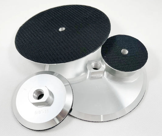 Aluminum Backer Pad, 5/8" Threaded