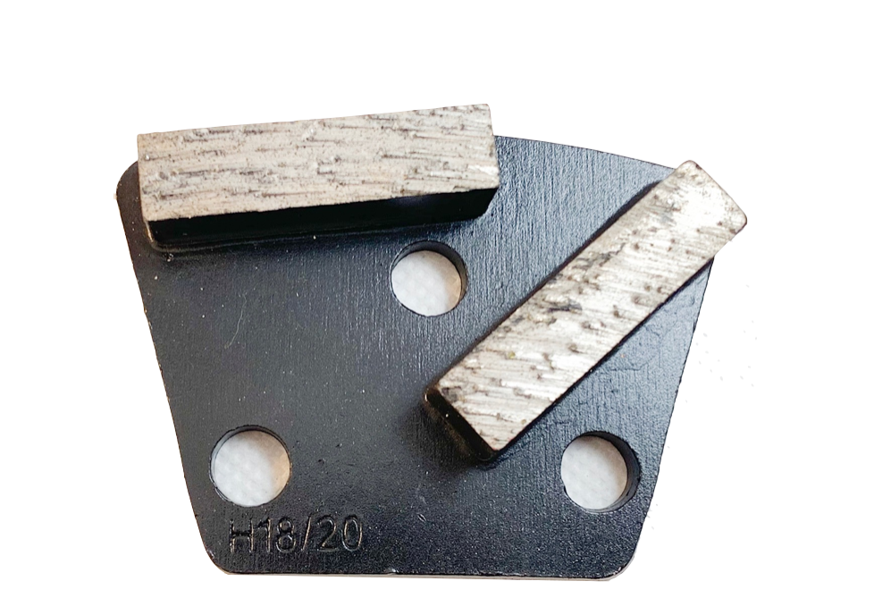 Large Hole Standard Trapezoid 2-Bar Metal Bond Diamond