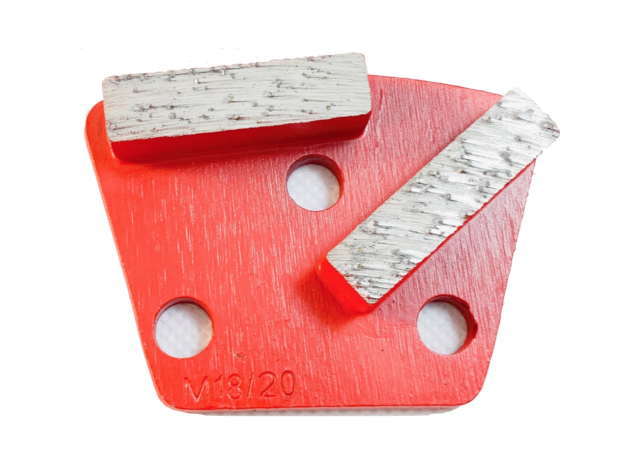 Large Hole Standard Trapezoid 2-Bar Metal Bond Diamond
