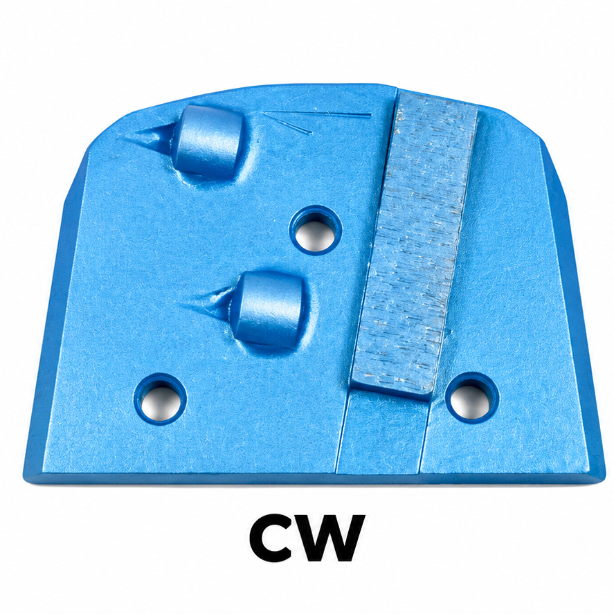 Lavina Style 2x 1/4" Round PCD w/ Wear bar Metal Bond Diamond Tooling