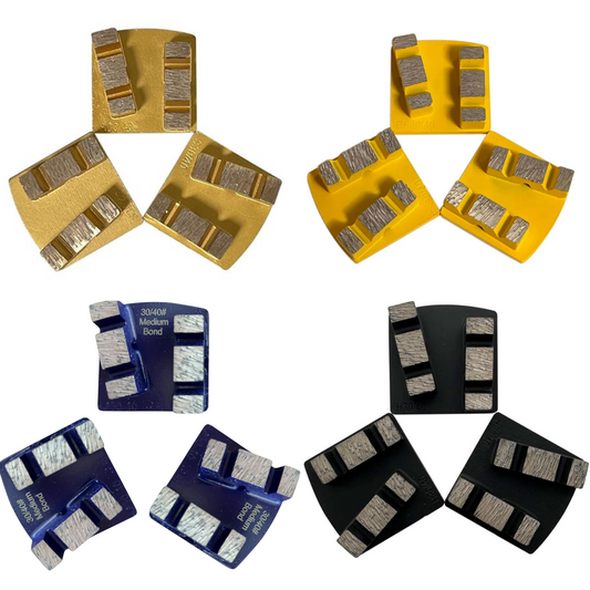 Scanmaskin Style 2-Bar Split Segment Metal Bond Diamond Tooling