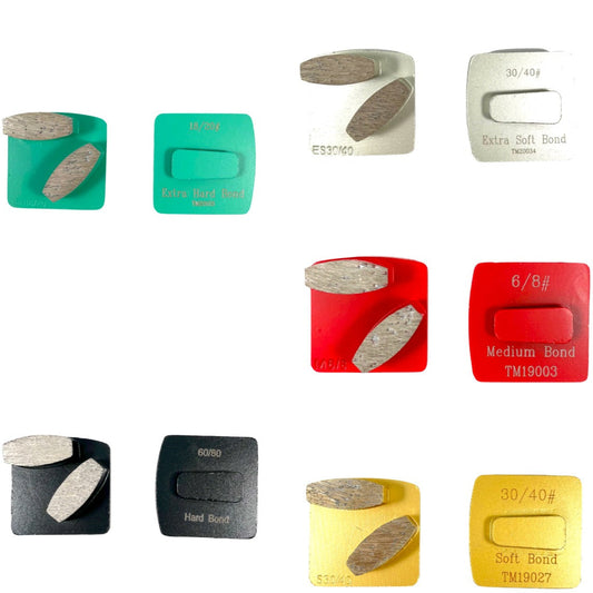Redi Lock Style, 2-Bar Segment Diamond tooling